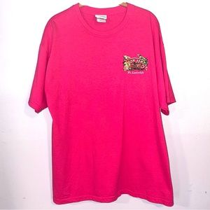 Ron Jon Ft. Lauderdale All Under The Same Sun Unisex T Shirt Size Large Pink